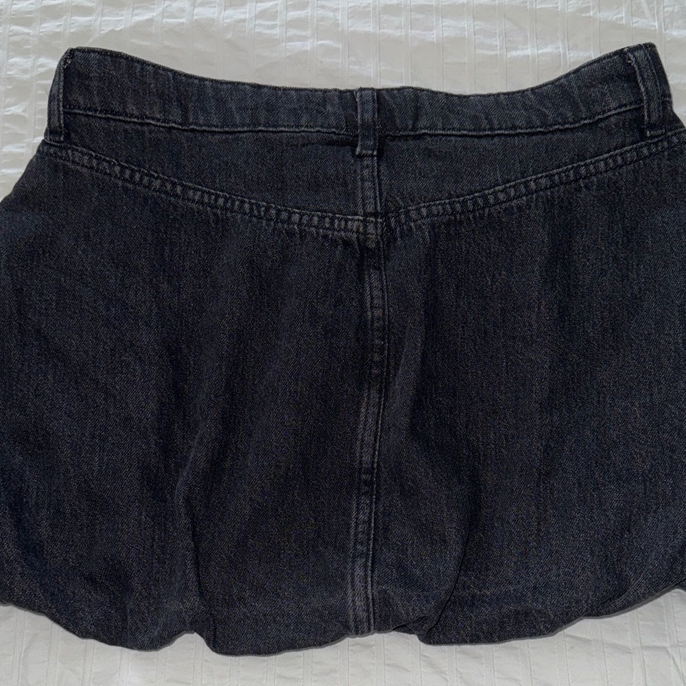 Abercrombie & Fitch Charcoal Denim Skirts - Picture 7 of 10